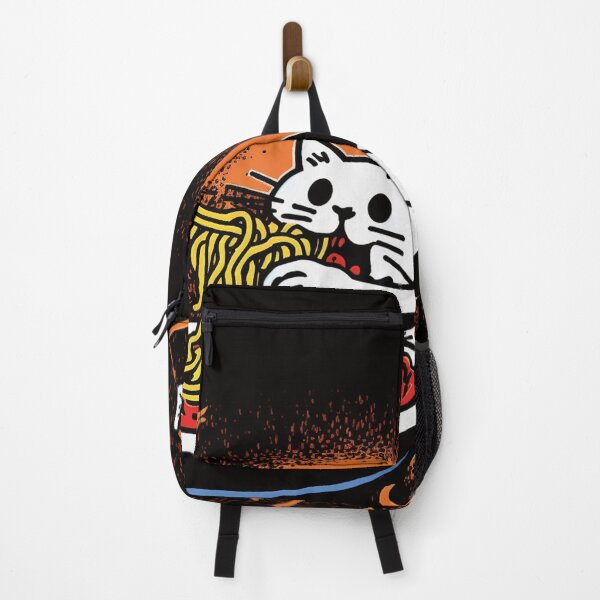 Item preview, Cat eating spaghetti in space designed and sold by NxtGenArt.