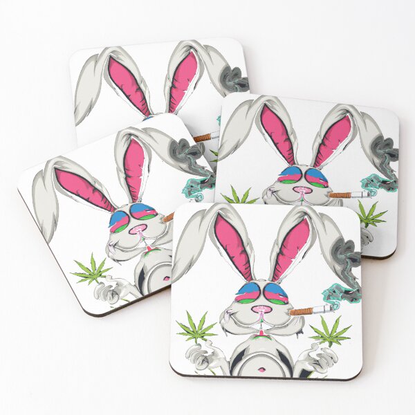 Item preview, Popculture Popart Rabbit Trippy Cool designed and sold by ShopSunday.