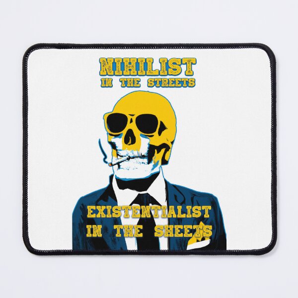 Item preview, Nihilist In The Streets, Existentialist In The Sheets Pop Art Skull designed and sold by PVSKI.