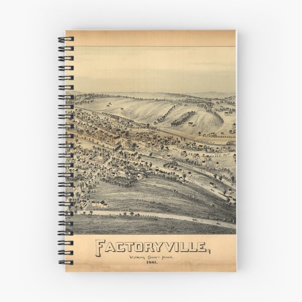 Item preview, Factoryville, Pennsylvania (1891) designed and sold by allhistory.
