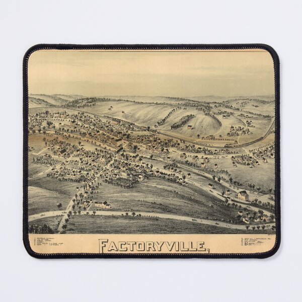 Item preview, Factoryville, Pennsylvania (1891) designed and sold by allhistory.