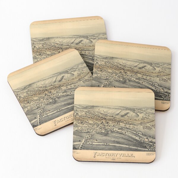Item preview, Factoryville, Pennsylvania (1891) designed and sold by allhistory.