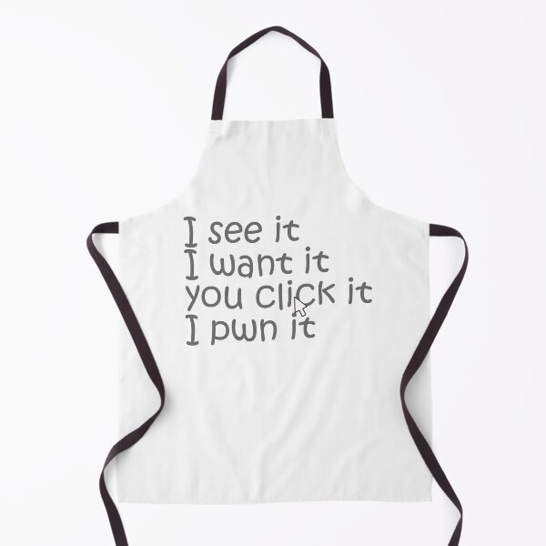 Item preview, You click it, I pwn it hacker parody song designed and sold by Hack3rRunway.