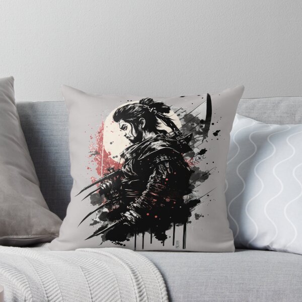 Item preview, The samurai under the moon designed and sold by TheTravelingOwl.
