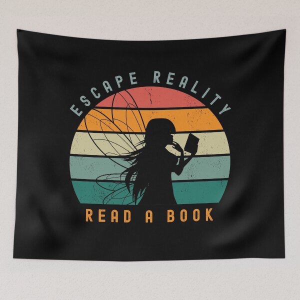 Item preview, Escape Reality Read a Book, Book Lover, Reader, Nerd Gift designed and sold by Design-Moore.