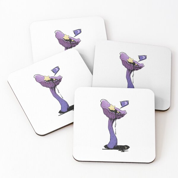 Item preview, Purple mushroom designed and sold by MalkyTea.