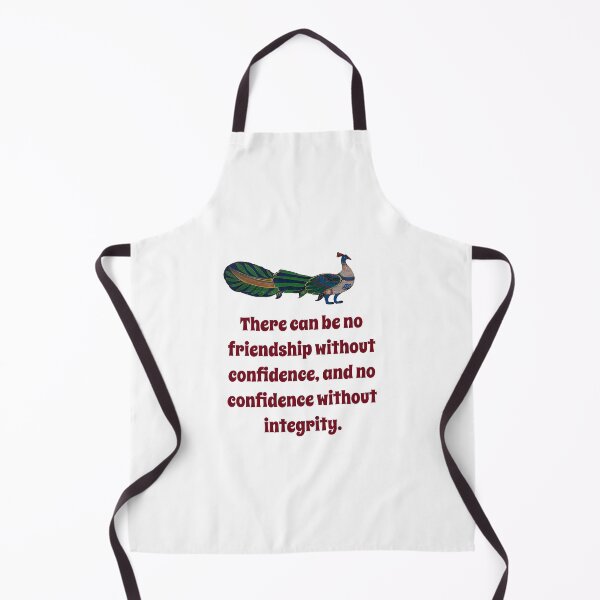Item preview, There Can Be No Friendship - Confidence Quote designed and sold by CrankyOldDude.