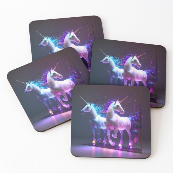 Item preview, Colourful and Beautiful Unicorns designed and sold by GloriousArtSKD.