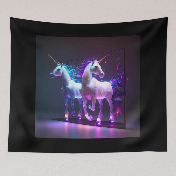 Item preview, Colourful and Beautiful Unicorns designed and sold by GloriousArtSKD.