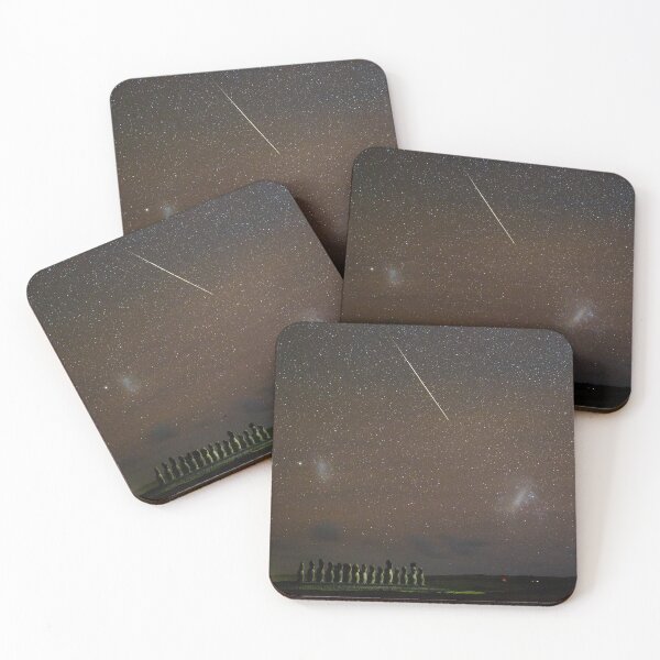 Item preview, Ahu Tongariki with the Magellans and a Shooting Star  designed and sold by Bill Metallinos.