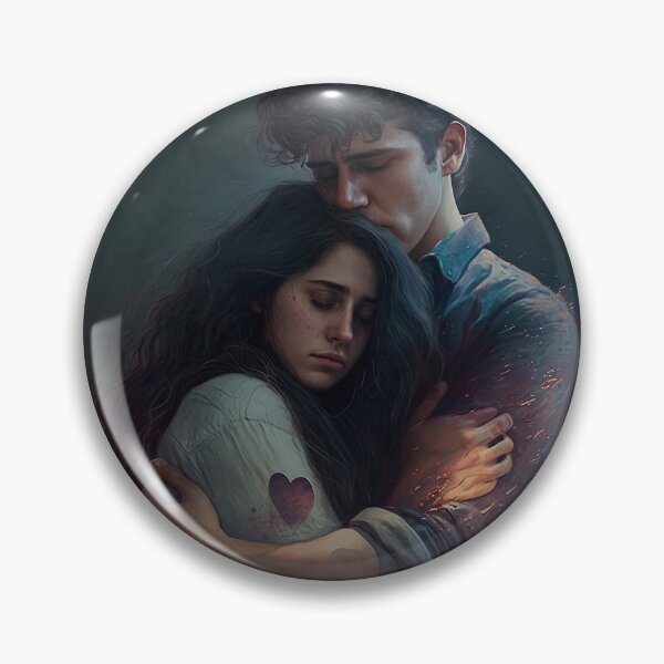 Item preview, Loving couple hugging designed and sold by AloneARTS.