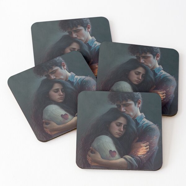 Item preview, Loving couple hugging designed and sold by AloneARTS.