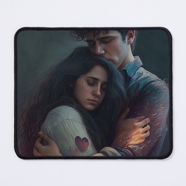 Item preview, Loving couple hugging designed and sold by AloneARTS.