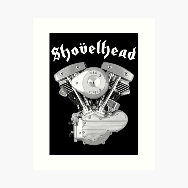 SHOVELHEAD 2 (GENERATOR) Art Print