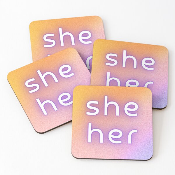 Item preview, She/Her Pronouns designed and sold by Jess Reed.