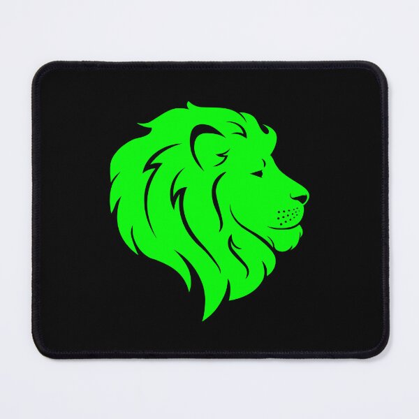 Item preview, green lion head designed and sold by andrew JOHNSEN.