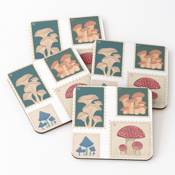 Item preview, Mushroom Stamp Collection designed and sold by TinyGraphics.