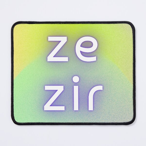 Item preview, Ze/Zir Pronouns designed and sold by Jess Reed.