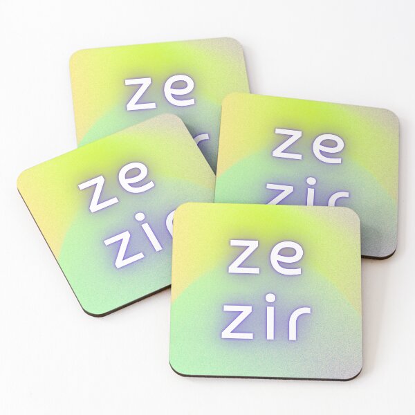 Item preview, Ze/Zir Pronouns designed and sold by Jess Reed.