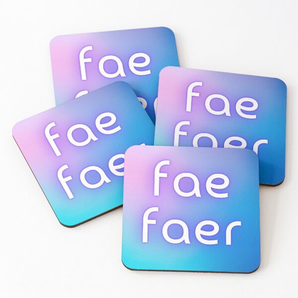 Item preview, Fae/Faer Pronouns designed and sold by Jess Reed.