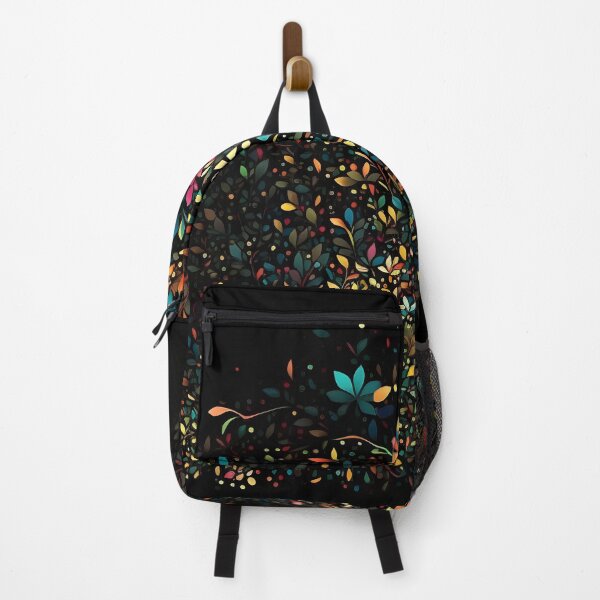 Item preview, Multicolored Flowers On a Black Background designed and sold by azet-art.