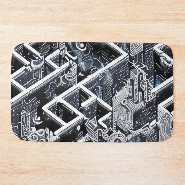 Item preview, Life and the Labyrinth designed and sold by Sowari-Pillows.
