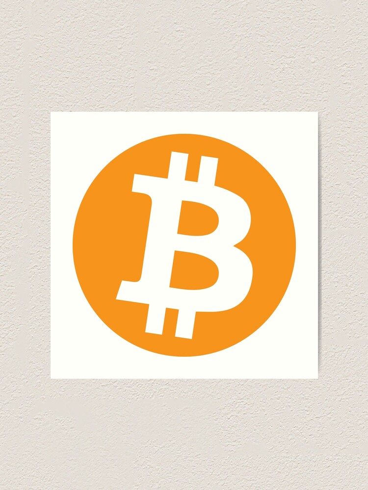 "Bitcoin coin - Bitcoin logo" Art Print by vintagegraphic ...