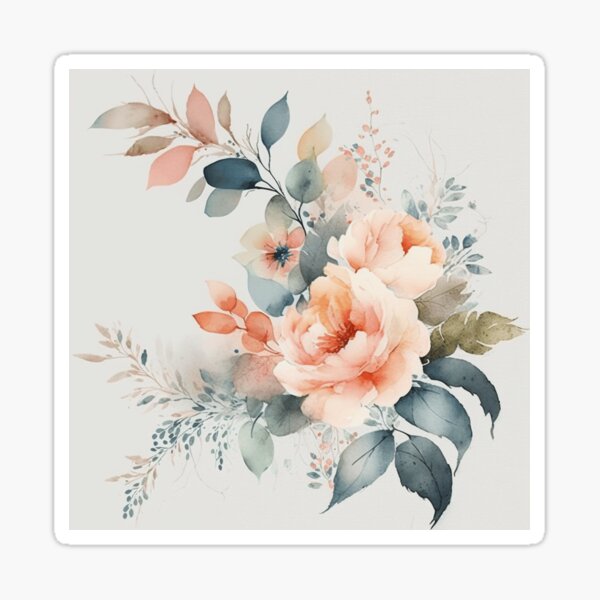Item preview, Nature's Palette: Watercolor Paintings of Florals. designed and sold by BENMBARK.