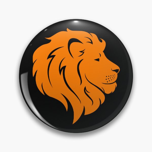 Item preview, orange lion head designed and sold by andrew JOHNSEN.