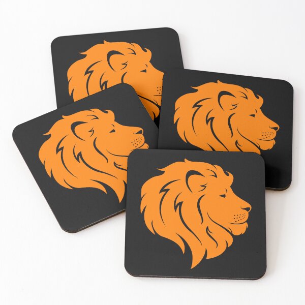 Item preview, orange lion head designed and sold by andrew JOHNSEN.