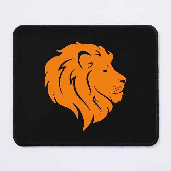 Item preview, orange lion head designed and sold by andrew JOHNSEN.