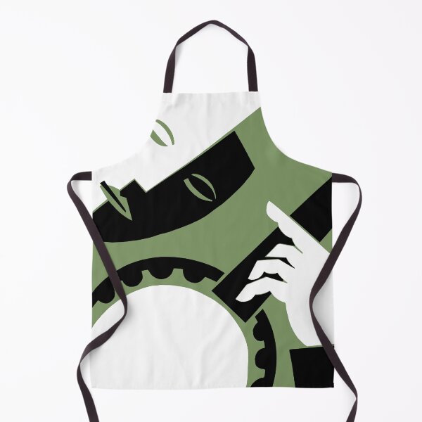 Black and White Banjoist Apron