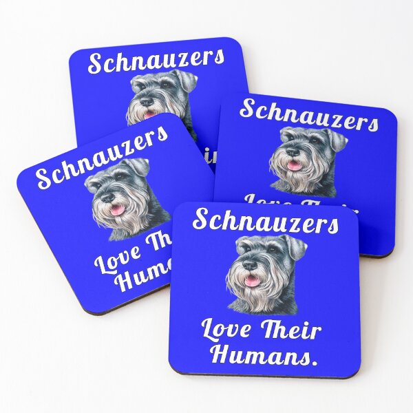 Item preview, Dueño de perro Schnauzer Los Schnauzer aman a sus humanos designed and sold by fantasticdesign.