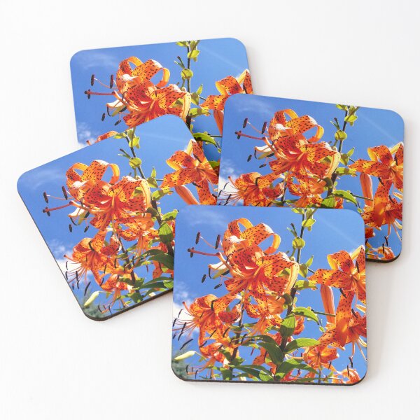 Item preview, Tiger Lilies in the Sky designed and sold by bjtomiko.