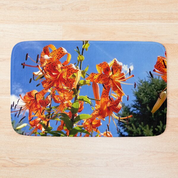Item preview, Tiger Lilies in the Sky designed and sold by bjtomiko.