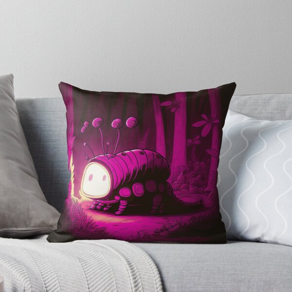 Item preview, Quirky Magenta Caterpillar designed and sold by TheArtfulAllie.