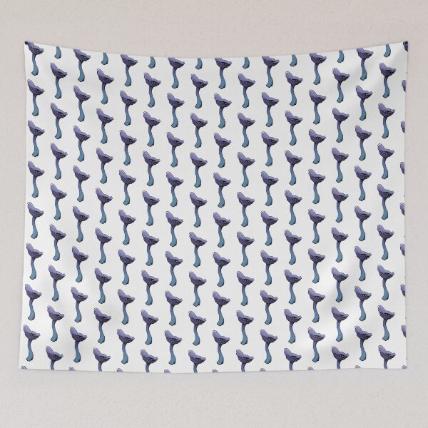 Item preview, Blue mushroom designed and sold by MalkyTea.