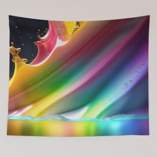 Item preview, Multicolored Water Splash  designed and sold by Athena Milonas.