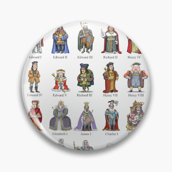 British Monarchs: The Complete Set (Updated 2022) Pin