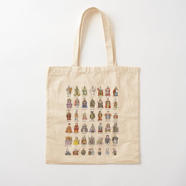 British Monarchs: The Complete Set (Updated 2022) Cotton Tote Bag