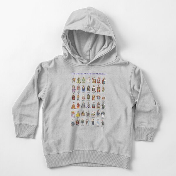 British Monarchs: The Complete Set (Updated 2022) Toddler Pullover Hoodie