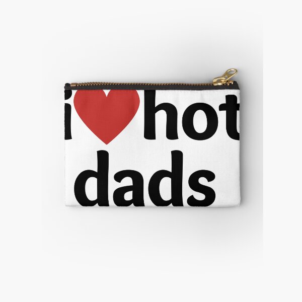 Item preview, I love (heart) hot dads basic  designed and sold by CraftsbyKi.