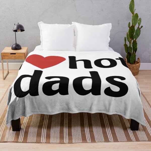 Item preview, I love (heart) hot dads basic  designed and sold by CraftsbyKi.