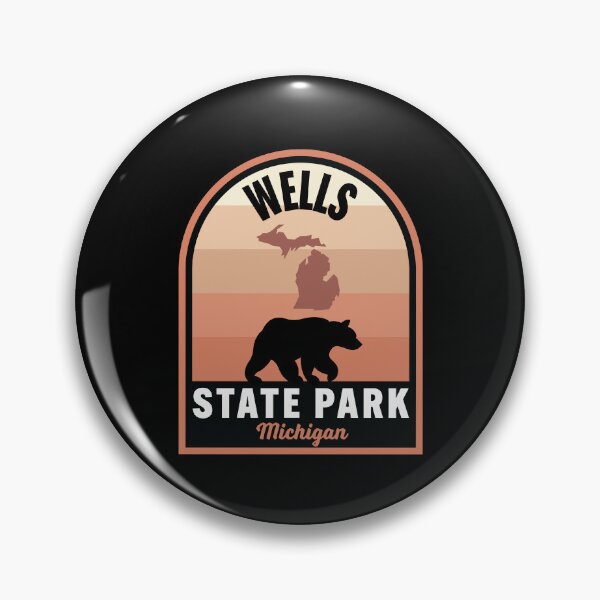 Artikelvorschau, Wells State Park MI Bear entworfen und verkauft von HalpinDesign.