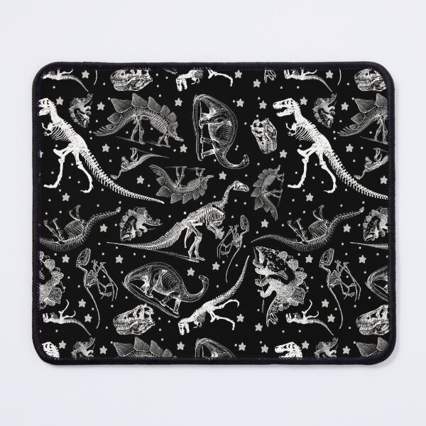 Item preview, Dino Star Toile | Vintage Museum Dinosaur Sketches and Skeletons BLACK  designed and sold by Kristi Duggins.