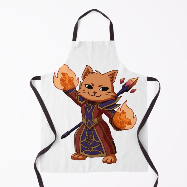 Aperçu de l'œuvre Cute mage cat Warcraft  créée et vendue par Heteyy.