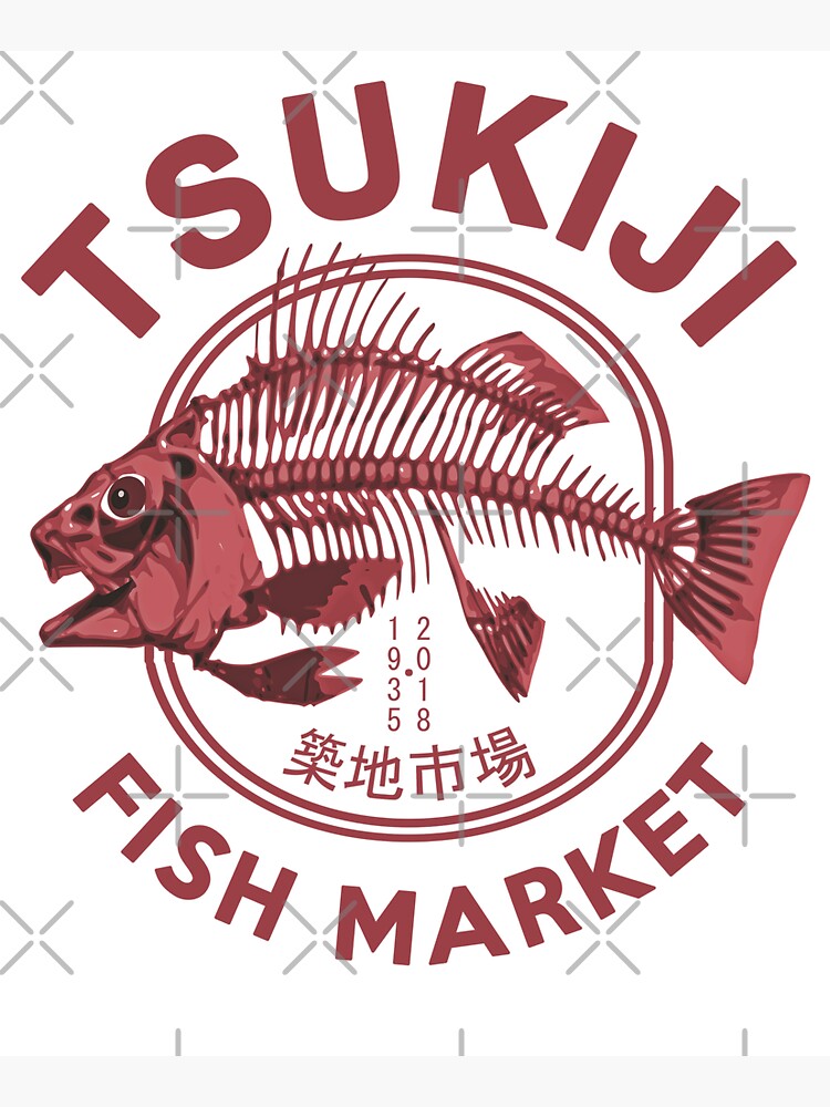 Tokyo Tsukiji Fish Market Vintage Japan | Tote Bag