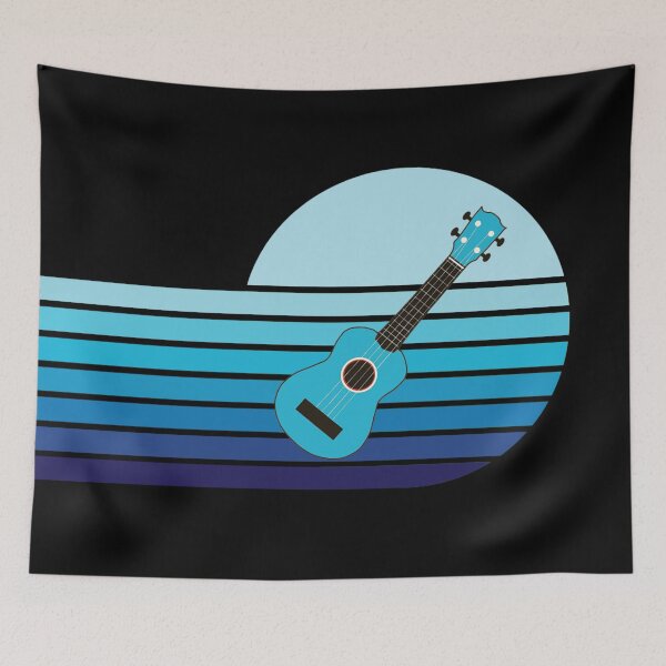 Item preview, Ukulele - retro stripes designed and sold by piesdesignart.