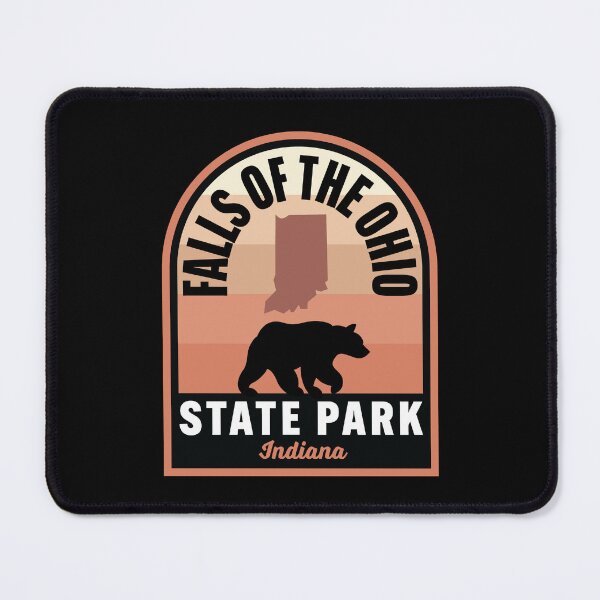 Item preview, Falls of the Ohio State Park IN Bear designed and sold by HalpinDesign.