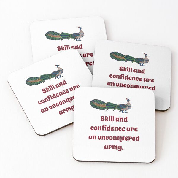 Item preview, Skill And Confidence - Confidence Quote designed and sold by CrankyOldDude.
